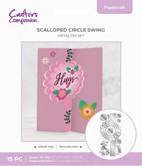 Swing Metal Die - Scalloped Circle Swing