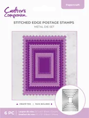 Metal Die - Stitched Edge Postage Stamps