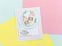 Metal Die - Stitched Edge Scalloped Circles