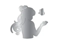 Silhouette Metal Die & Stamp & Stencil Set - Butterfly Kisses