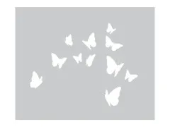 Silhouette Metal Die & Stamp & Stencil Set - Butterfly Kisses