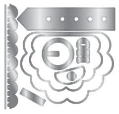 Metal Die & Template - Santa Card - Santa