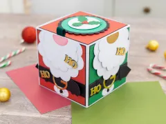 Metal Die & Template - Santa Card - Santa
