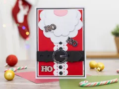 Metal Die & Template - Santa Card - Santa
