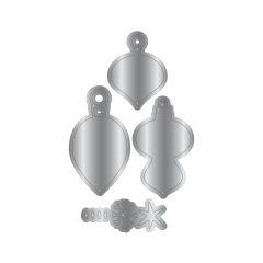 Metal Die - Christmas Embellishments - Baubles