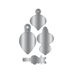 Metal Die - Christmas Embellishments - Baubles