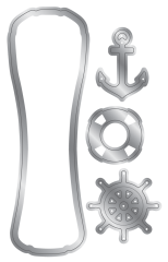 Stamp and Die Set - Message in a Bottle - Message Scroll