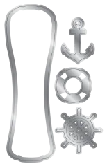 Stamp and Die Set - Message in a Bottle - Message Scroll