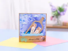 Stamp and Die Set - Message in a Bottle - Message Scroll