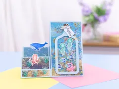 Stamp and Die Set - Message in a Bottle - Ocean Friends