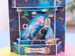 Stamp and Die Set - Message in a Bottle - Ocean Friends