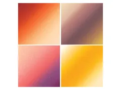 Ombre Glitter - 12x12 Paper Pad - Warm Tones