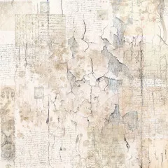 Distressed Florals - 12x12 Aged Paper Pad