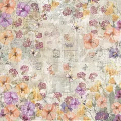 Floral Scrapbook - 12x12 Printed Paper Pad