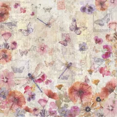 Floral Scrapbook - 12x12 Printed Paper Pad