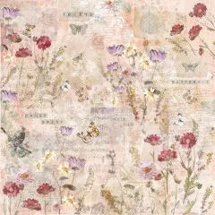 Floral Scrapbook - 12x12 Printed Paper Pad