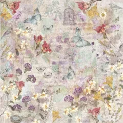 Floral Scrapbook - 12x12 Printed Paper Pad