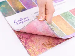 Light Distressed Damask - 12x12 Gold Foil Paper Pad