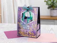 Light Distressed Damask - 12x12 Gold Foil Paper Pad