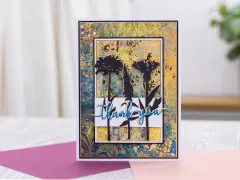 Light Distressed Damask - 12x12 Gold Foil Paper Pad