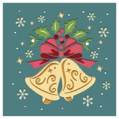 Christmas - 5,5x5,5 Inch Pre Cut Layering Pad