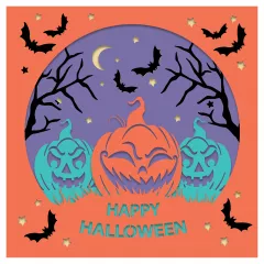 Halloween - 5,5x5,5 Inch Pre Cut Layering Pad