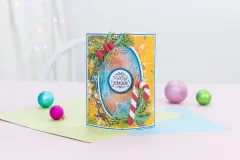 3d Embossing Folder - Retro Christmas - Baubles