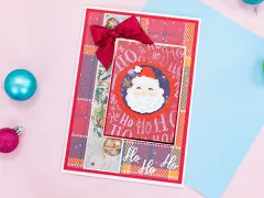 3D Embossing Folder - Retro Christmas - Ho Ho Ho