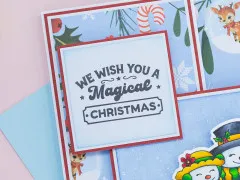 Clear Stamps - Retro Christmas - Winter Blessings