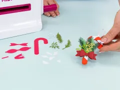 Metal Die - Retro Christmas - Candy Cane & Foliage