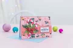 Metal Die - Retro Christmas - Candy Cane & Foliage