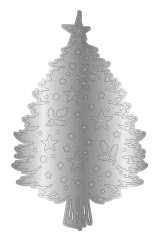 Metal Die - Retro Christmas - Edge'able Christmas Tree