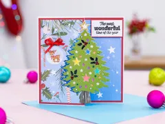 Metal Die - Retro Christmas - Edge'able Christmas Tree