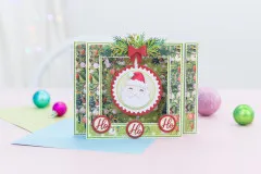 Metal Die - Retro Christmas - Ho Ho Ho Santa