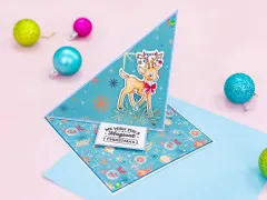 Clear Stamp & Cutting Die - Retro Christmas - Reindeer