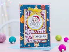 Clear Stamp & Cutting Die - Retro Christmas - Santa