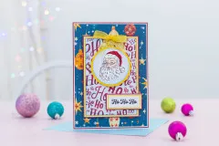 Clear Stamp & Cutting Die - Retro Christmas - Santa
