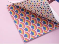 Retro Numbers - 12x12 Paper Pad - Retro Rainbow