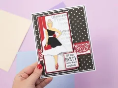 Clear Stamp & Cutting Die - Ladies Through The Ages - Chic