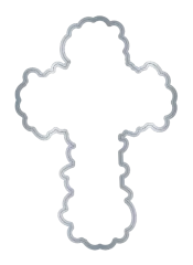 Clear Stamp & Cutting Die - Faithful Celebrations - Floral Cross