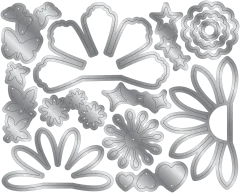 Metal Die - Floral & Flutter