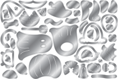 Stamp, Die & Flock Set - Halloween Pets