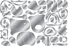 Stamp, Die & Flock Set - Halloween Pets