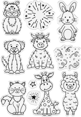 Stamp and Die Set - Furry Friends