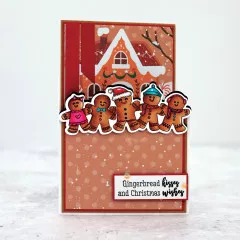 Stamp and Die Set - Character Embellish - Gingerbread