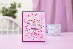 Clear Stamp & Cutting Die - Confetti Cut In Dies - Happy Flowers