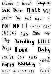 Stamp and Die Set - Hands and Banners - Celebration