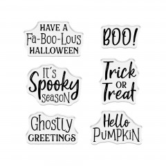 Stamp and Die Set - Halloween & Fall Shaped Card - Jack-o-Lantern