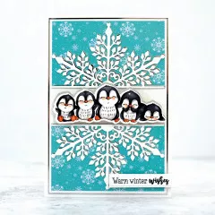 Stamp and Die Set - Character Embellish - Penguins