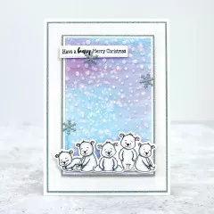 Stamp and Die Set - Character Embellish - Polar Bears